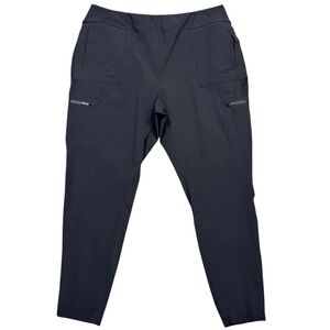 Athletic Works Black Dri More Activewear Multi Pocket Hybrid Track Pant XXL